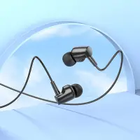 Hands Free Hoco M112 Story Universal Earphones Hi-Fi Stereo 3.5mm Black 1.2m