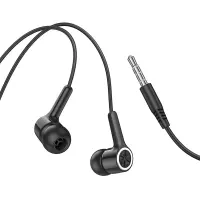 Hands Free Hoco M104 Gamble Universal Earphones Hi-Fi Stereo 3.5mm Black 1.2m