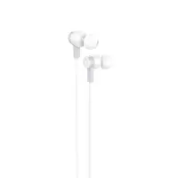 Hands Free Hoco M86 Oceanic Universal Earphones Deep Bass Stereo 3.5mm White 1.2m