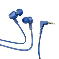 Hands Free Hoco M86 Oceanic Universal Earphones Deep Bass Stereo 3.5mm Blue 1.2m