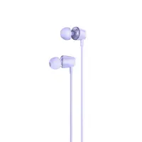 Hands Free Hoco M107 Discoverer Universal Earphones 3.5mm Purple 1.2m