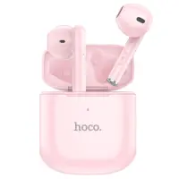 Wireless Hands Free Hoco EW19 V.5.3 with Leader-Follower Switch Compatible with Siri/Google Assistant Pink