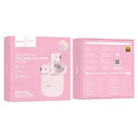 Wireless Hands Free Hoco EW19 V.5.3 with Leader-Follower Switch Compatible with Siri/Google Assistant Pink