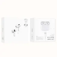 Wireless Hands Free Hoco EW63 V5.3 300mAh with 7h Talk Time and Active Noise Cancellation Siri Compatible White