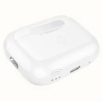 Wireless Hands Free Hoco EW63 V5.3 300mAh with 7h Talk Time and Active Noise Cancellation Siri Compatible White