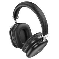 Wireless Stereo Headphone Hoco W35 Max Joy V5.3 800mAh 90h Use Time with Micro SD and AUX Ports Black