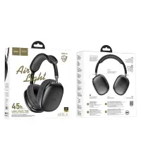 Wireless Stereo Headphone Hoco W35 Air Triumph V5.3 400mAh with Micro SD & AUX Ports and Control Buttons Black