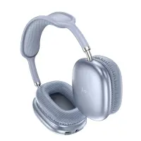 Wireless Stereo Headphone Hoco W35 Air Triumph V5.3 400mAh with Micro SD & AUX Ports and Control Buttons Blue