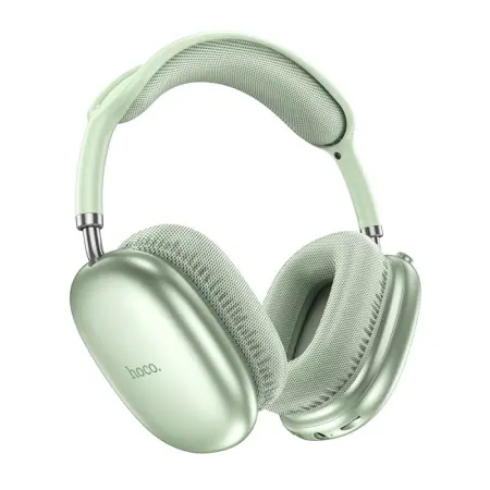 Wireless Stereo Headphone Hoco W35 Air Triumph V5.3 400mAh with Micro SD & AUX Ports and Control Buttons Green