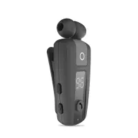 Bluetooth Hands Free Noozy Roller BH69 Bluetooth V.5.2 withLED Screen Vibration Alert Multi Pairing Black