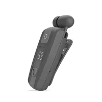 Bluetooth Hands Free Noozy Roller BH69 Bluetooth V.5.2 withLED Screen Vibration Alert Multi Pairing Black