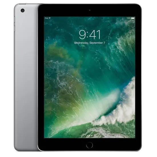 Used iPad 5 Gen A1823  9.7" 2GB/32GB WiFi 4G Silver Grade A Includes Charger and Charging Cable