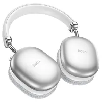 Wireless Stereo Headphone Hoco W35 Max Joy V5.3 800mAh with Micro SD and AUX ports Silver