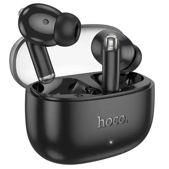 Wireless Hands Free Hoco EQ12 Rima TWS V5.3 350mAh 7h Talk Time with Control Button and Siri Compatible Black