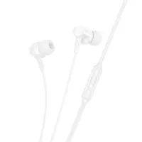 Hands Free Hoco M112 Story Universal Earphones Hi-Fi Stereo 3.5mm White 1.2m