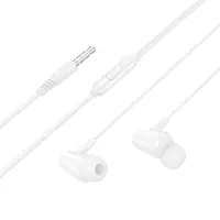 Hands Free Hoco M112 Story Universal Earphones Hi-Fi Stereo 3.5mm White 1.2m