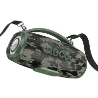 Wireless Speaker Hoco HA4 Surge Οutdoor TWS V5.3 4500mAh 2x20W with USB Micro SD 3.5mm FM and LED Green Camouflage