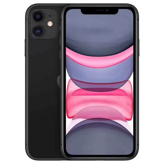 Used Phone Apple iPhone 11 6.1" 4GB/64GB Black Grade B Includes Case, Screen Protection and Charging Cable
