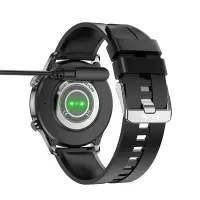 Charger Hoco for Y7 Pro Smart watch with 2 pin Black