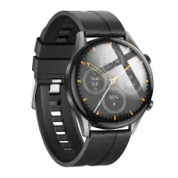 Smartwatch Hoco Y7 Pro IP67                with Call Function Silicon Band Metal Grey