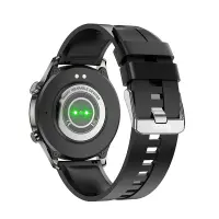 Smartwatch Hoco Y7 Pro IP67                with Call Function Silicon Band Metal Grey