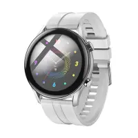 Smartwatch Hoco Y7 Pro IP67                with Call Function Silicon Band Silver