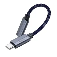 Hoco UA29A USB-C to Lightning 3.0A 15cm Braided Dark Blue