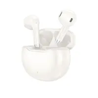 Wireless Hands Free Hoco EW61 June V.5.3 320mAh Compatible with Master/Slave Switch and 7h Talk Time Milky White