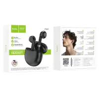 Wireless Hands Free Hoco EW61 June V.5.3 320mAh Compatible with Master/Slave Switch and 7h Talk Time Black