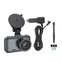 Windshield Cam Hoco DV5 1080p/30fps Full HD 200mAh Ultra Wide Angle Lens 140° 3" Display Park/Night Mode