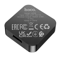 Wireless Charger Hoco CW56 Compatible with Samsung Galaxy Watch 1, 2, 3, 4, 5th Gen Black