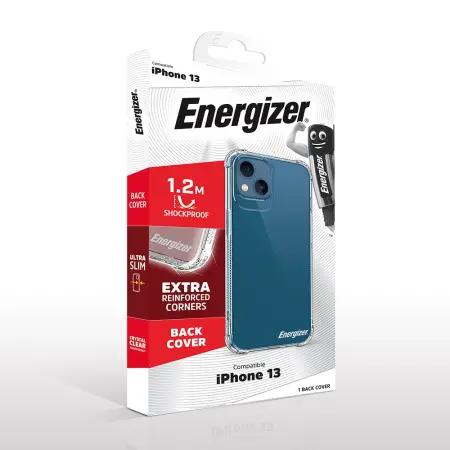 Case Shockproof Hardcase Ultra Slim Energizer for Apple iPhone 13 Transparent