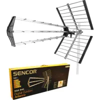 External Unpowered TV Antenna Sencor SDA-640 DVB-T2 Silver