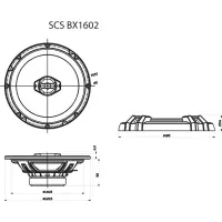 Car Speakers Sencor SCS BX1602 Diameter 17cm 60W