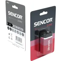 Battery Sencor SBA 6F22 Zinc-Carbon 9V