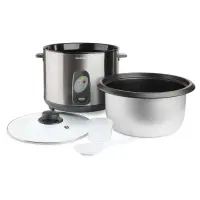 Electric Rice Cooker 1.8lt Stainless Steel Sencor SRM 1800SS Silver