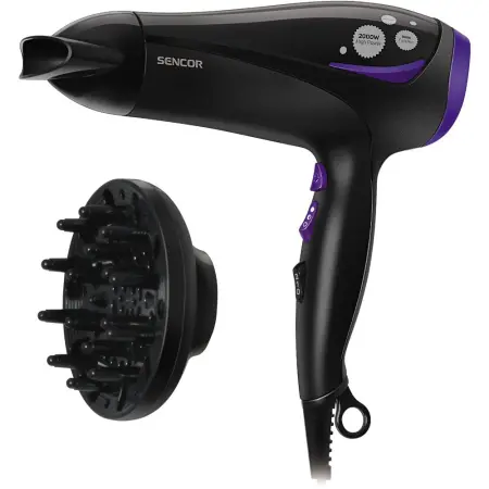 Hair Dryer with 3 Power Levels 2200W Sencor SHD 108VT Black