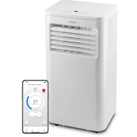 Portable Cooling Air Conditioner 7,000 BTU/h 26 m² 64dBA Sencor SAC MT7048C White