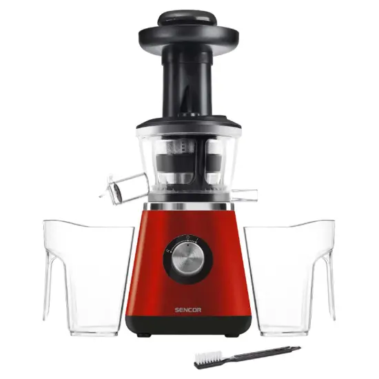 Slow Squeeze Juicer 400W Sencor SSJ 4042RD Red