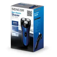 Rechargeable Shaver with 3 Shaving Heads Sencor SMS 4011BL Blue