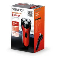 Rechargeable Shaver with 3 Shaving Heads Sencor SMS 4013RD Red