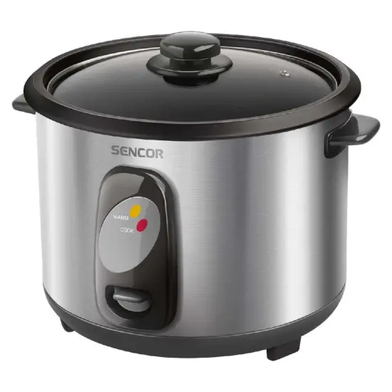 Electric Rice Steamer 1.5lt Stainless Steel Sencor SRM 1550SS Silver