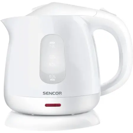 Kettle Sencor SWK 1010WH 1lt 1100W with Removable and Washable Dirt and Salt Filter White