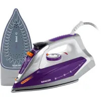 Steam Iron with Ceramic Plate and Detachable Drip-Stop Container 2400W Sencor SSI 8710VT Purple