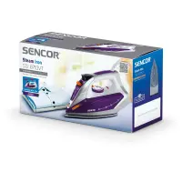 Steam Iron with Ceramic Plate and Detachable Drip-Stop Container 2400W Sencor SSI 8710VT Purple