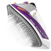 Steam Iron with Ceramic Plate and Detachable Drip-Stop Container 2400W Sencor SSI 8710VT Purple