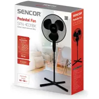 Pedestal Fan Sencor SFN 4031BK 40W 3-Speed Diameter 40cm Black