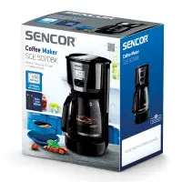 Filter Coffee Maker with LCD Screen 1.8lt 1000W Sencor SCE 5070BK Black