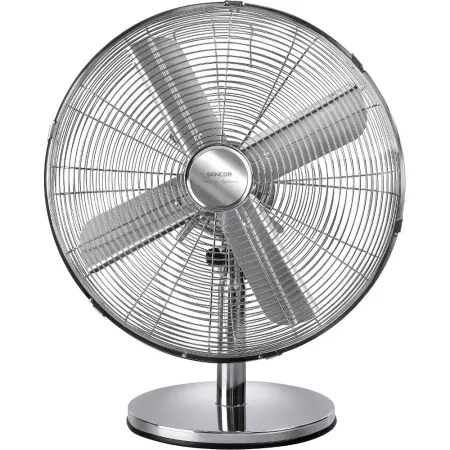 Desktop Fan Sencor SFE 4040SL 50W with 3 Speeds and Metal Body Silver