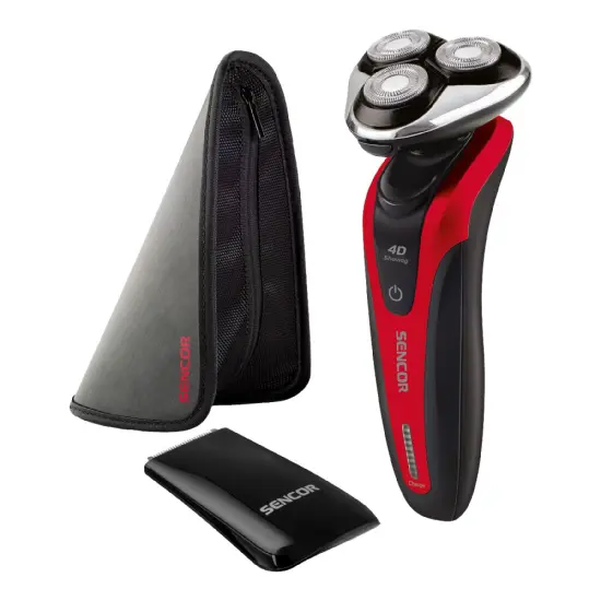 Rechargeable Shaver with 4D Technology Sencor SMS 5013RD Red